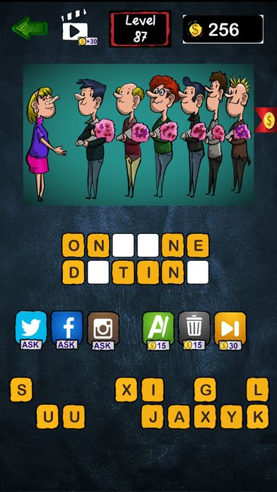 Illustration Guess - What's On The Picture & Guessing of Words ゲームのスクリーンショット