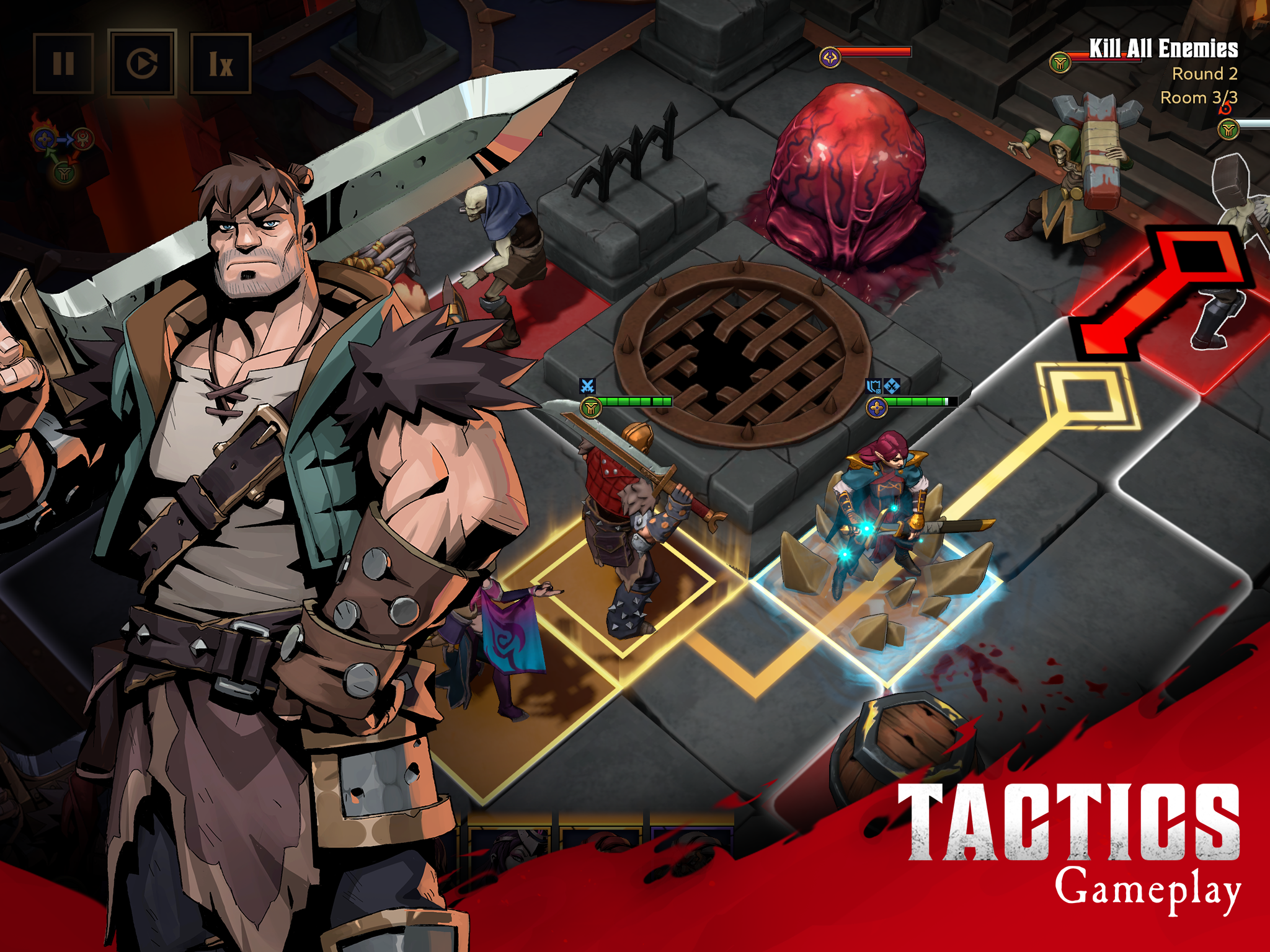 Grimguard Tactics: Fantasy RPG Game Screenshot