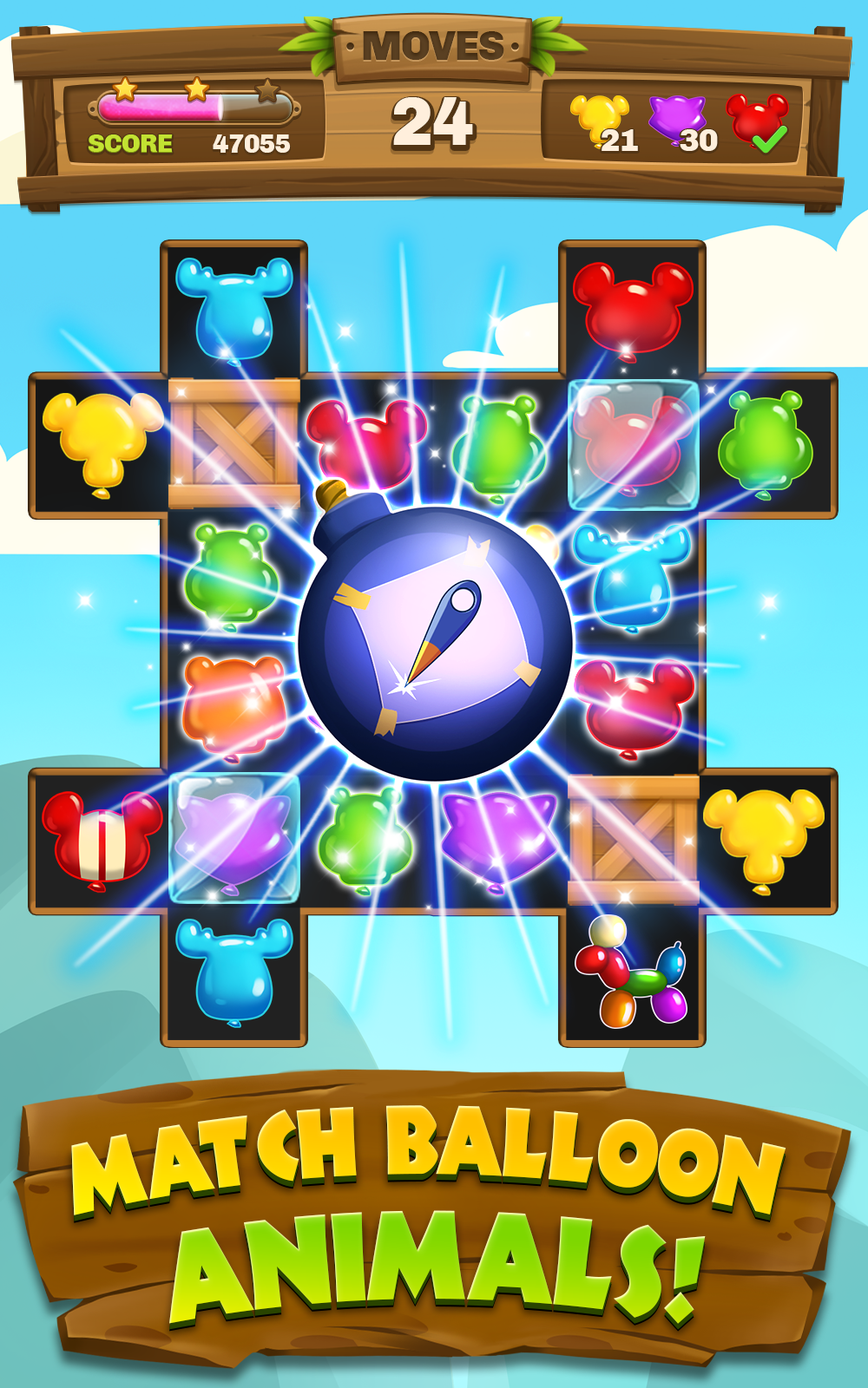 Zoo Match Game Screenshot