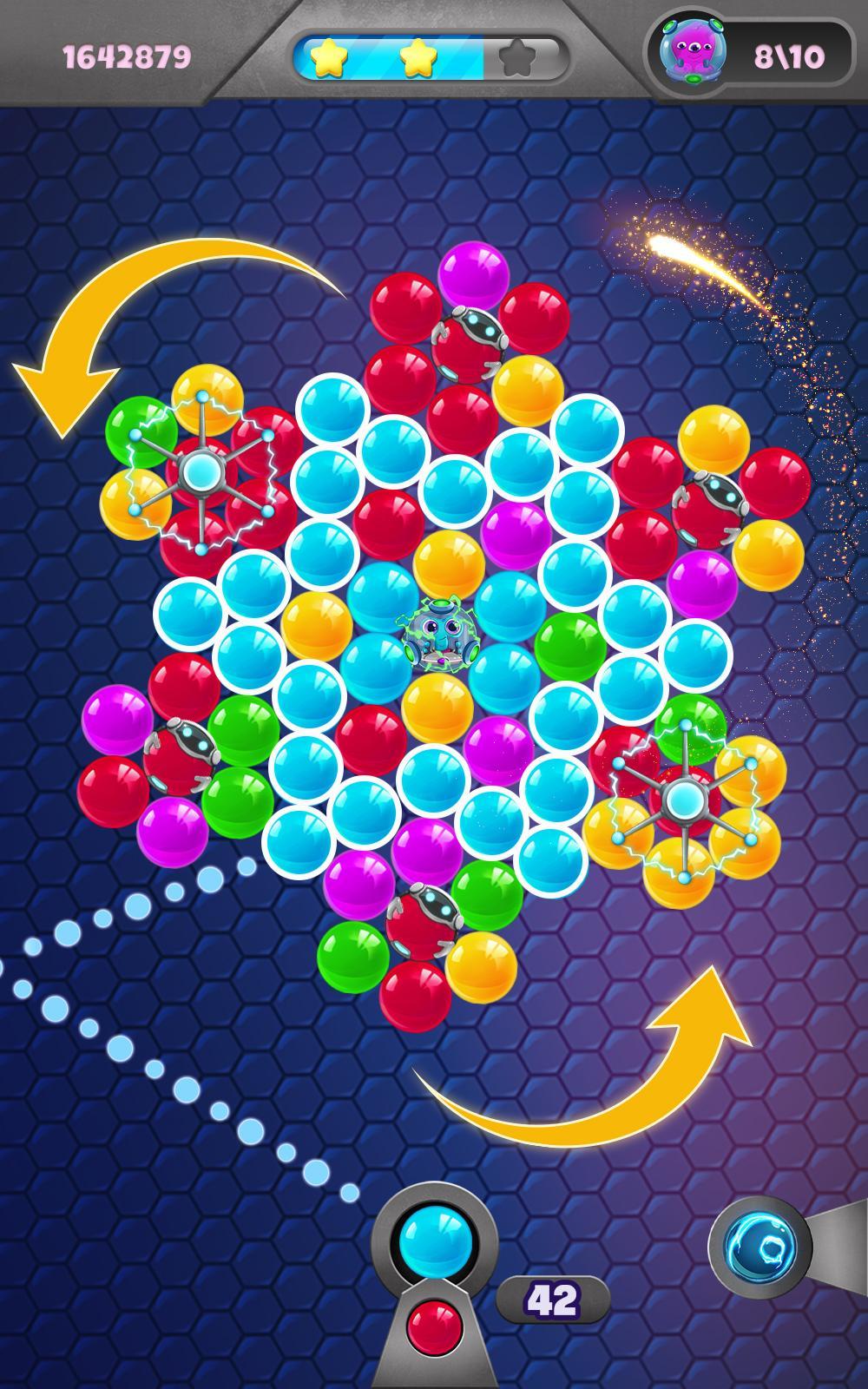 Screenshot of Spin Bubble Puzzle