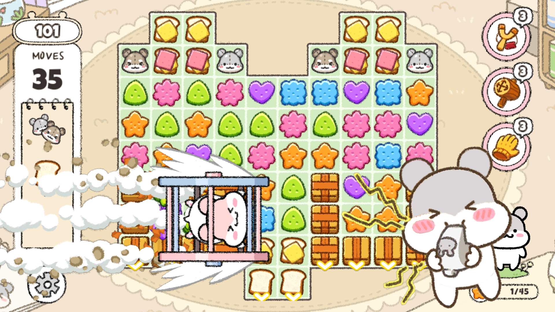 Скриншот игры 햄스터 타운 더 퍼즐