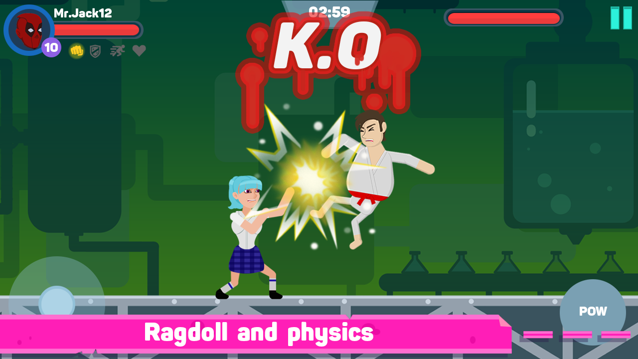Ragdoll Warriors : Crazy Fighting Game 遊戲截圖