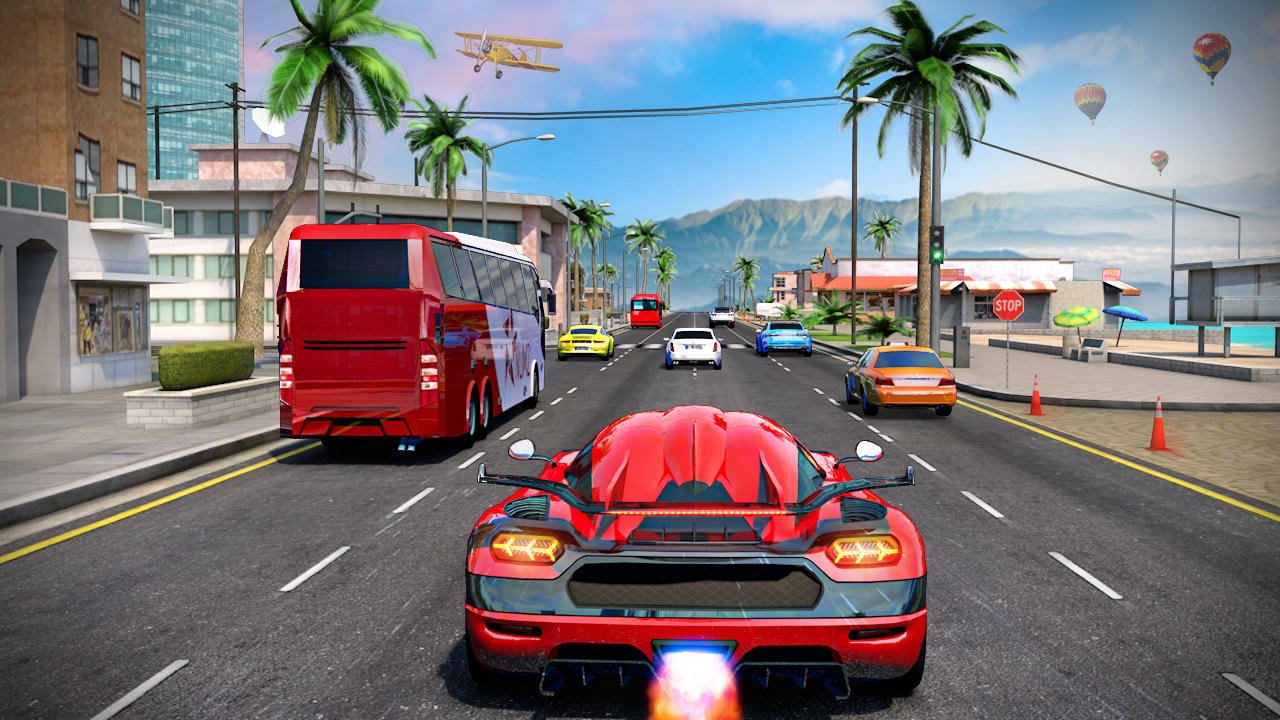 Screenshot of Turbo Highway Car Racing