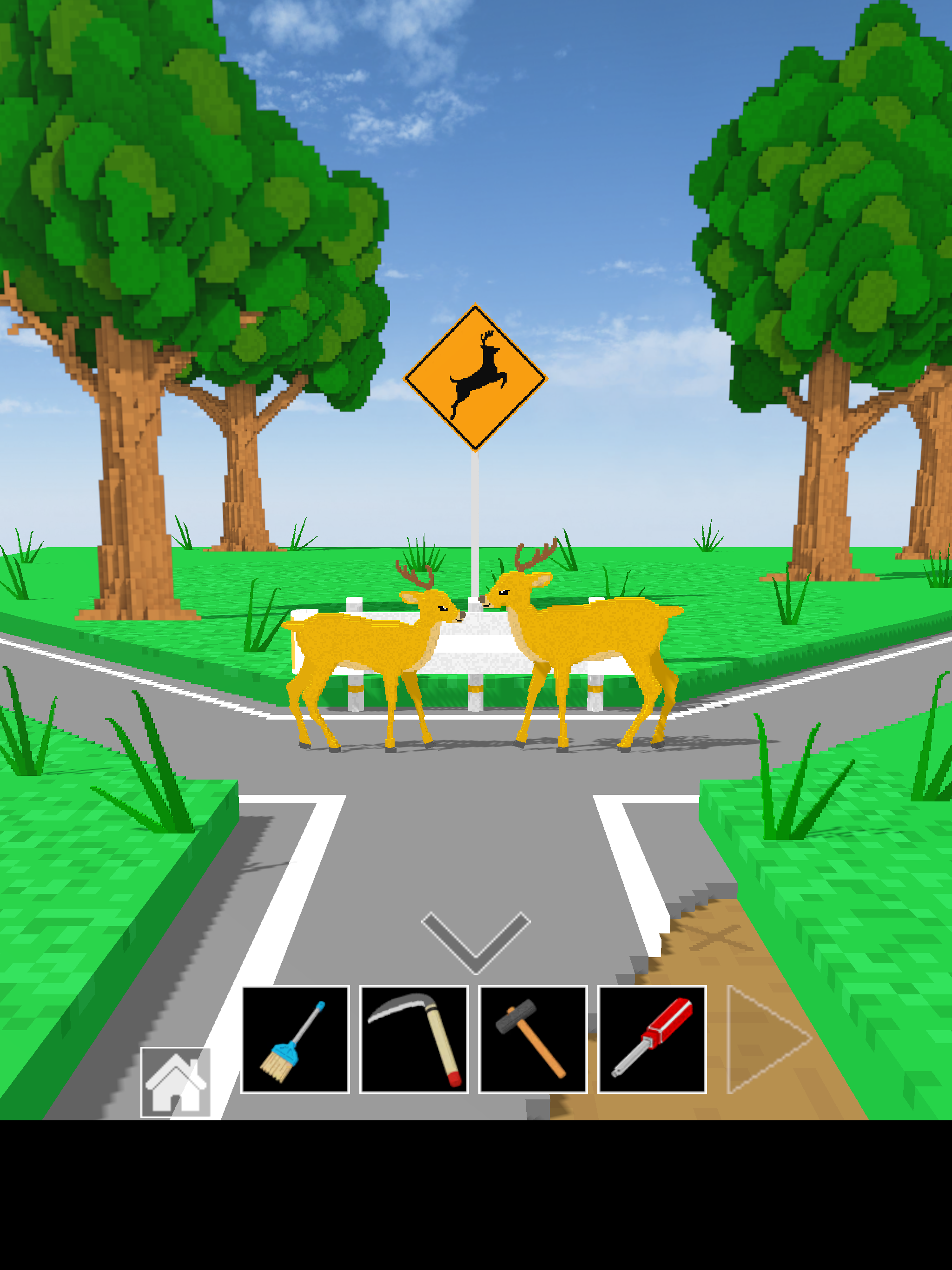 脱出ゲーム　道とガードレール 게임 스크린샷