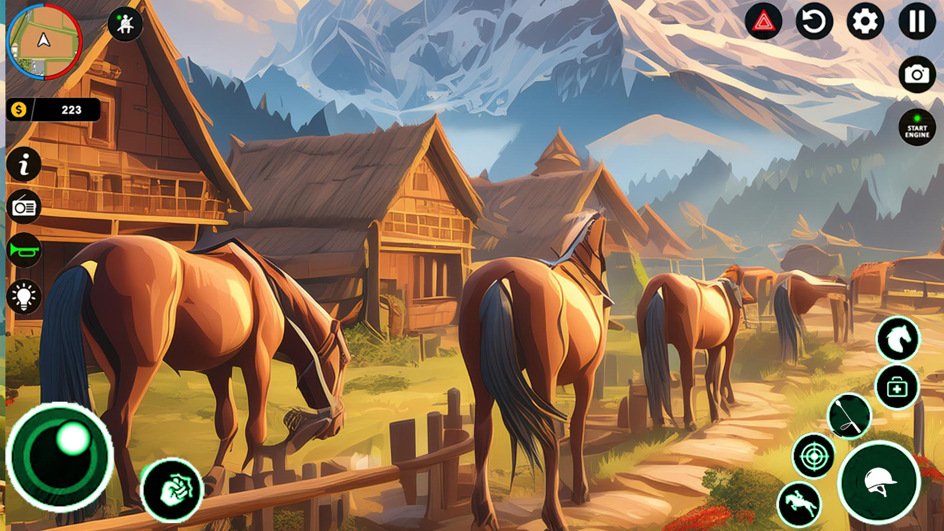 Virtual Horse Riding Farm 3d Game Screenshot
