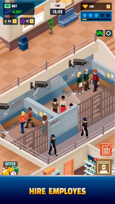 Idle Police Tycoon - Cops Game ภาพหน้าจอเกม