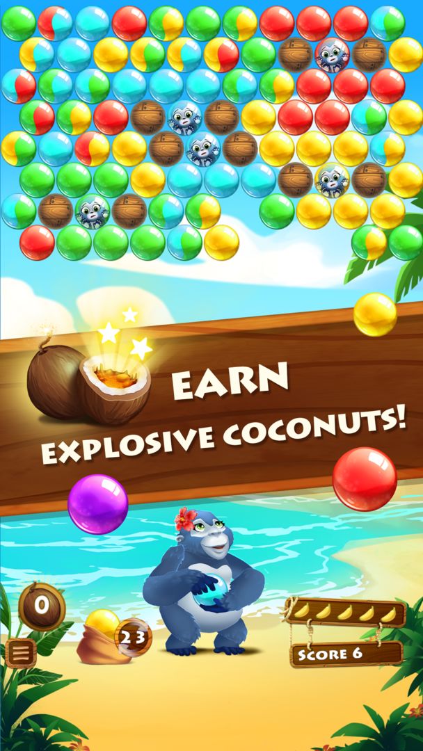 Jungle POP Bubble Shooter screenshot game