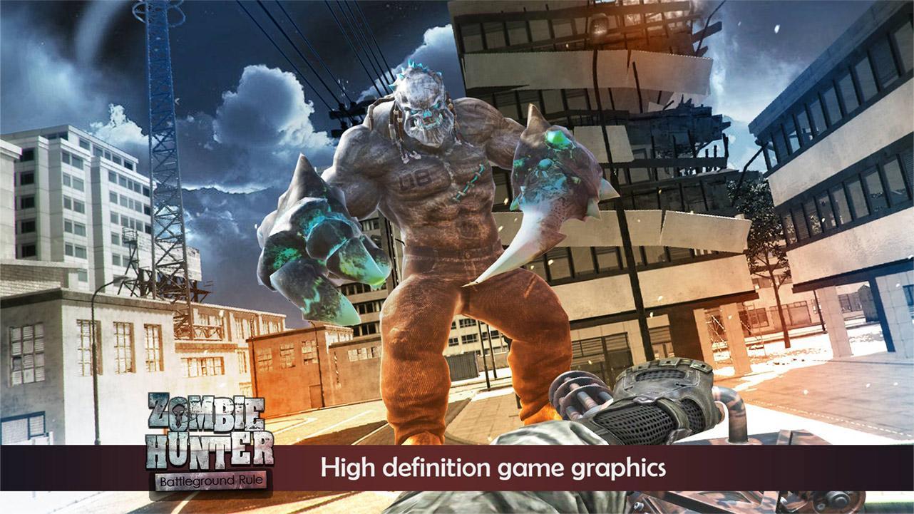 Zombie Hunter : Battleground Rules Game Screenshot
