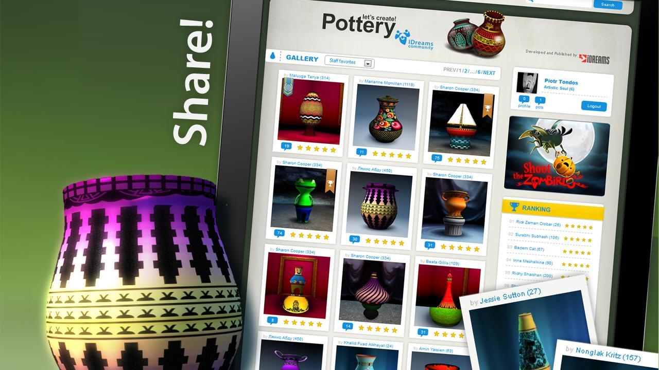 Let's Create! Pottery Game Screenshot