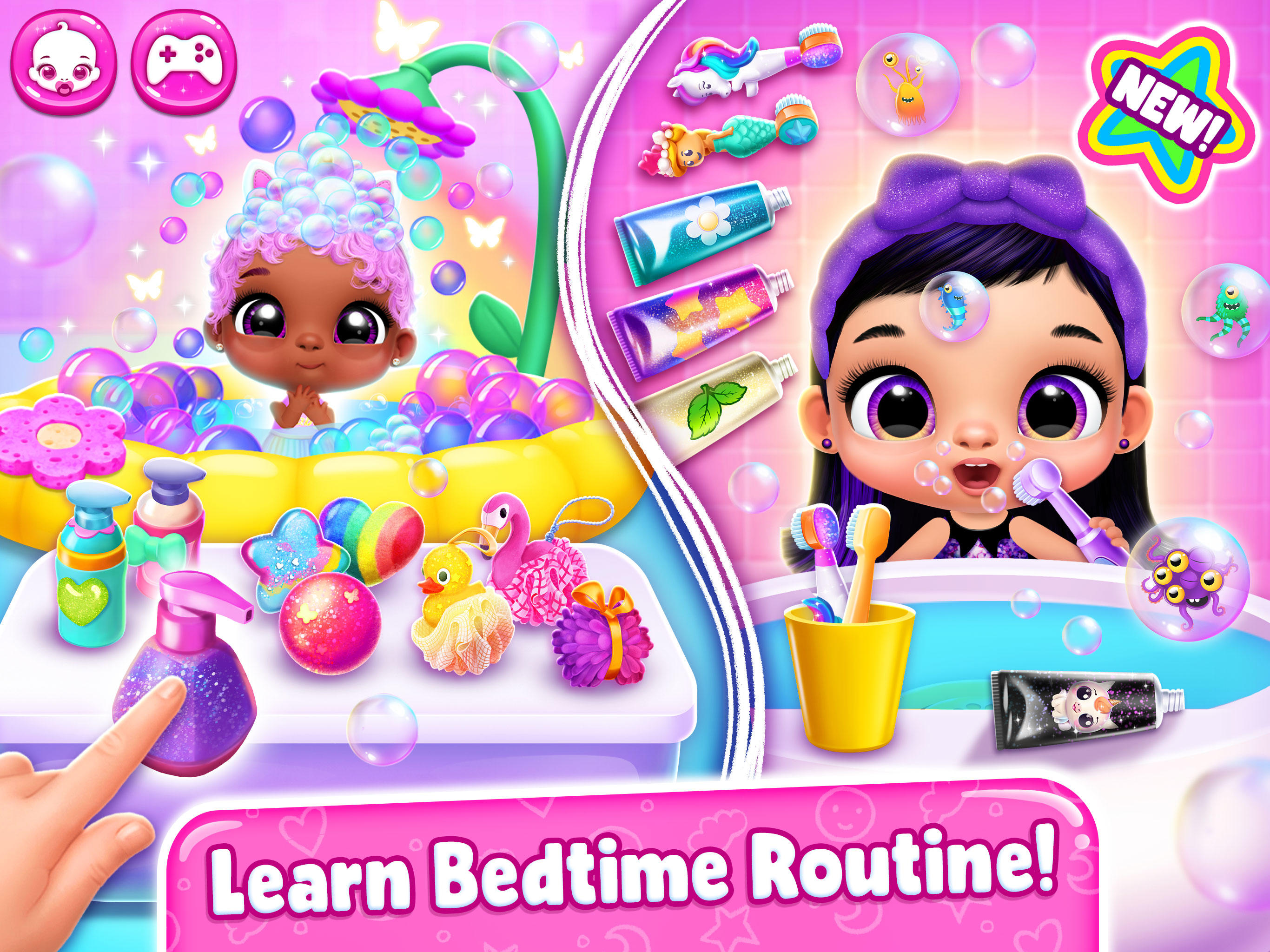 Giggle Babies - Toddler Care Game Screenshot