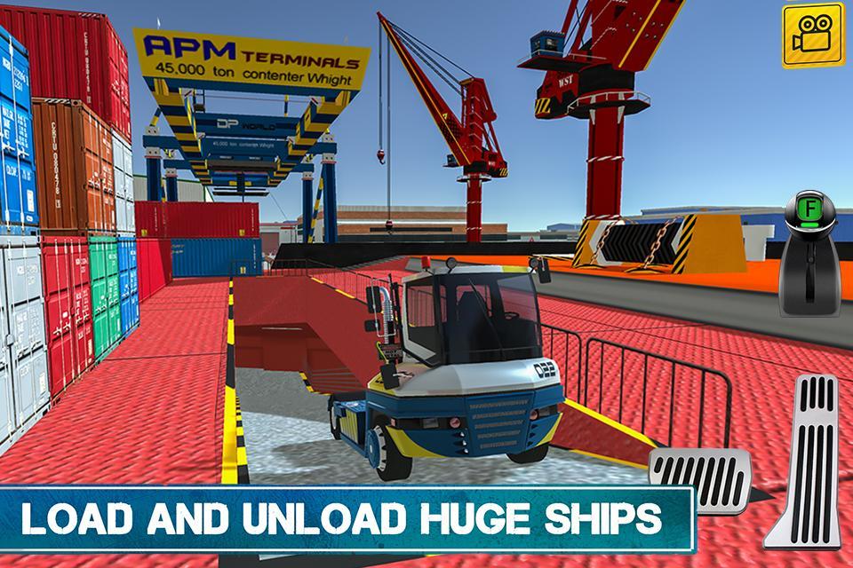 Cuplikan Layar Game Cargo Crew: Port Truck Driver