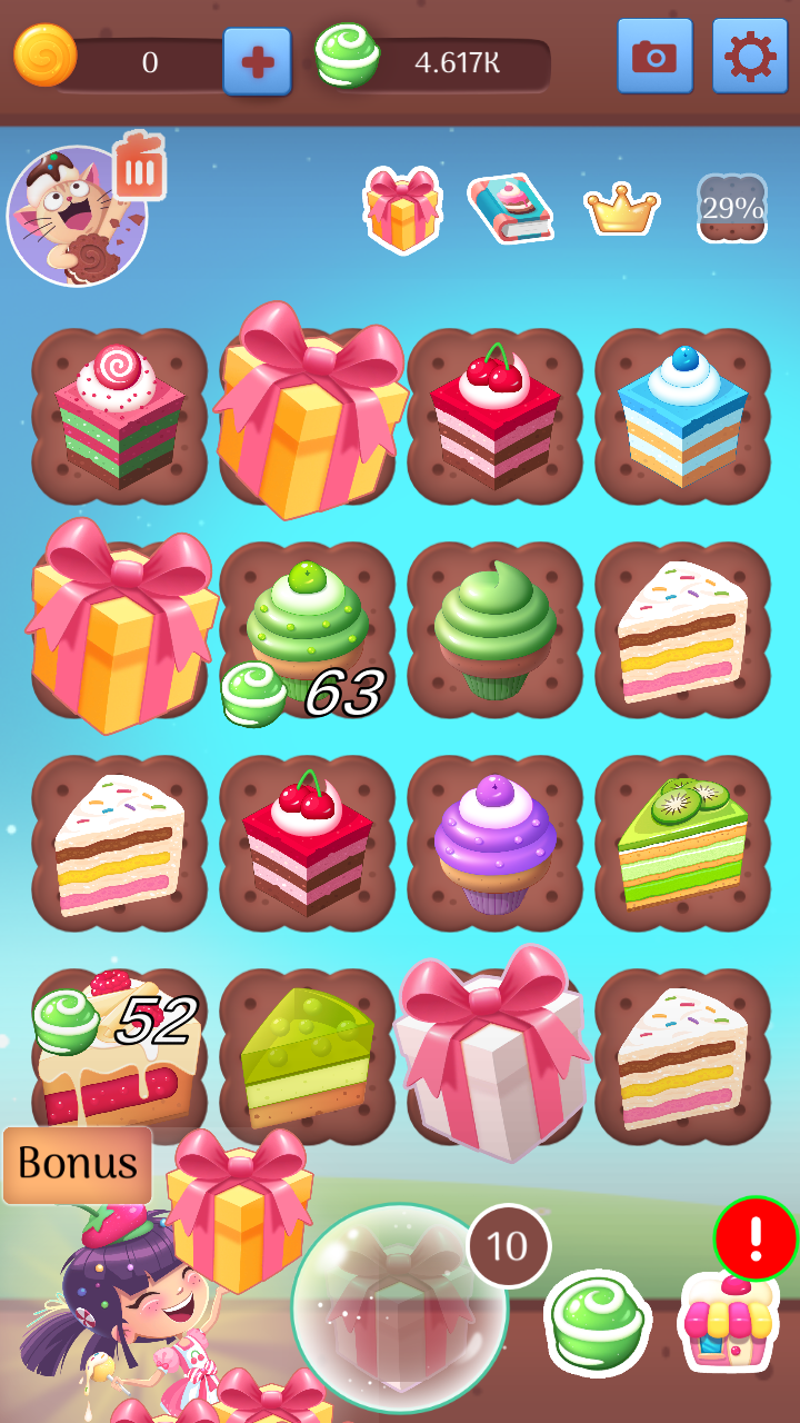 Merge Cakes - Click & Tycoon Game Screenshot