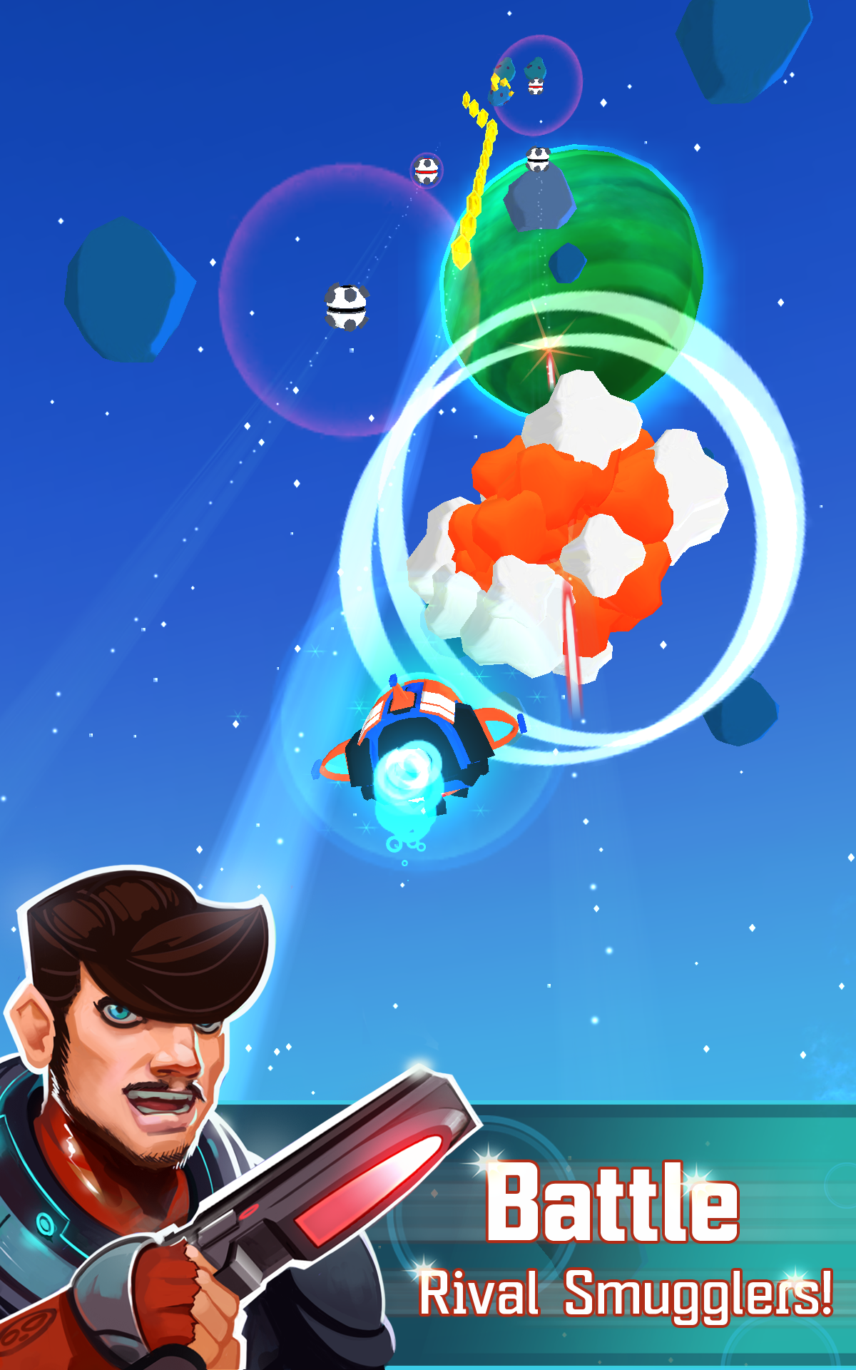 Galaxy Dash: Race to Outer Run 遊戲截圖