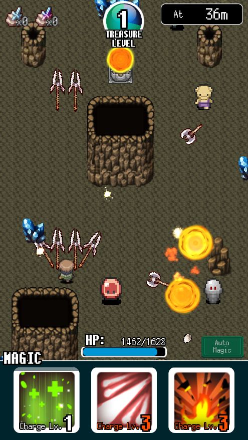 Pixel Dungeon Hero 게임 스크린 샷