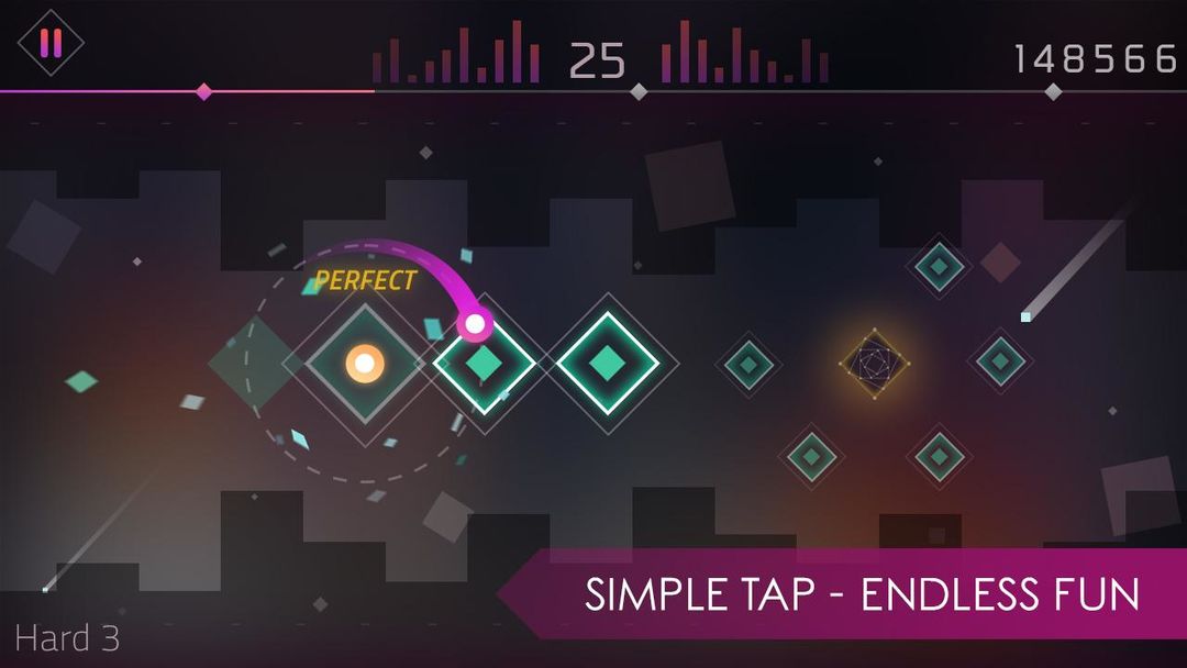 Beat Tiles: Rhythmatic Tap ภาพหน้าจอเกม