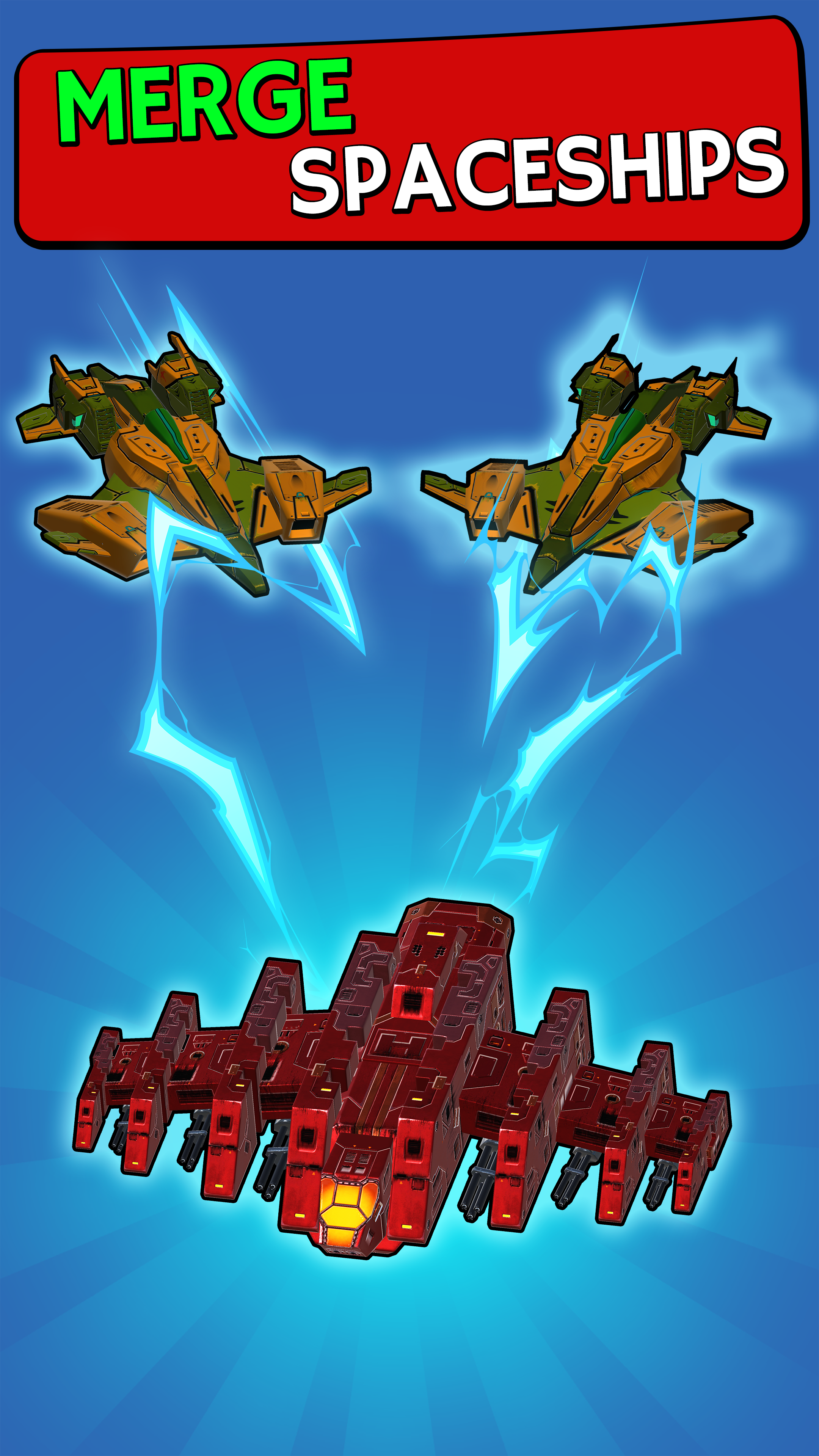 Merge Spaceship: Idle Space Game Screenshot