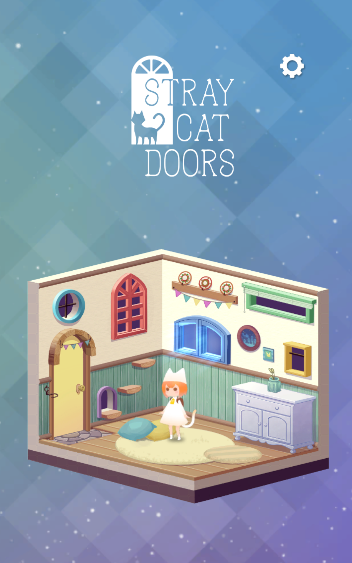 Cuplikan Layar Game Stray Cat Doors