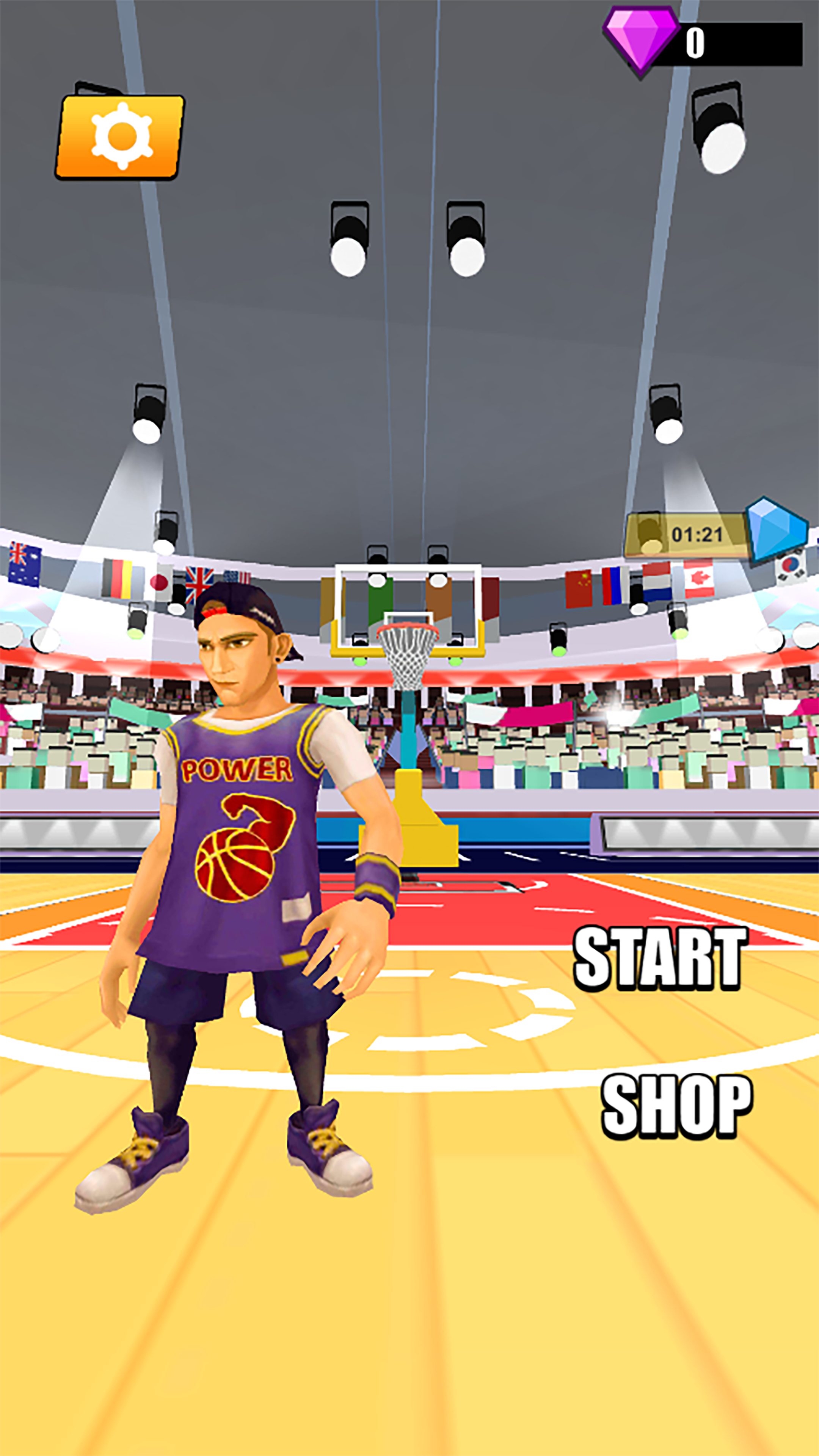 Basketball Challenge: Offline ภาพหน้าจอเกม