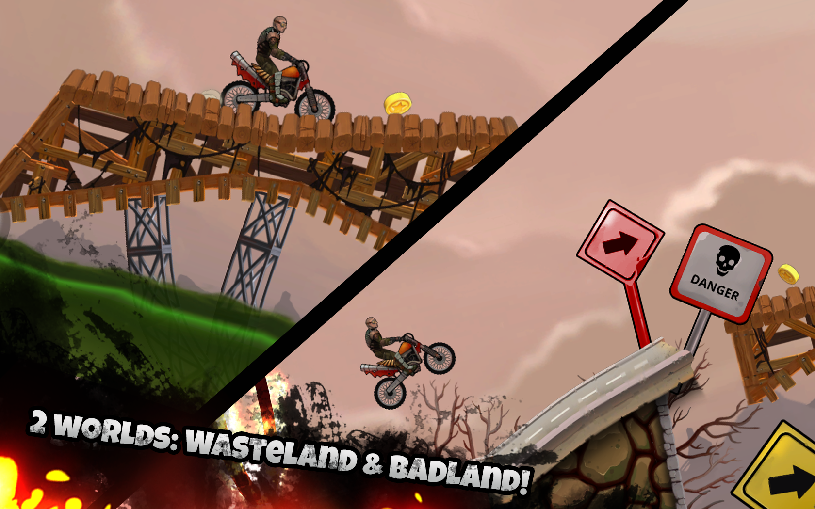 Mad Road: Apocalypse Moto Race ภาพหน้าจอเกม