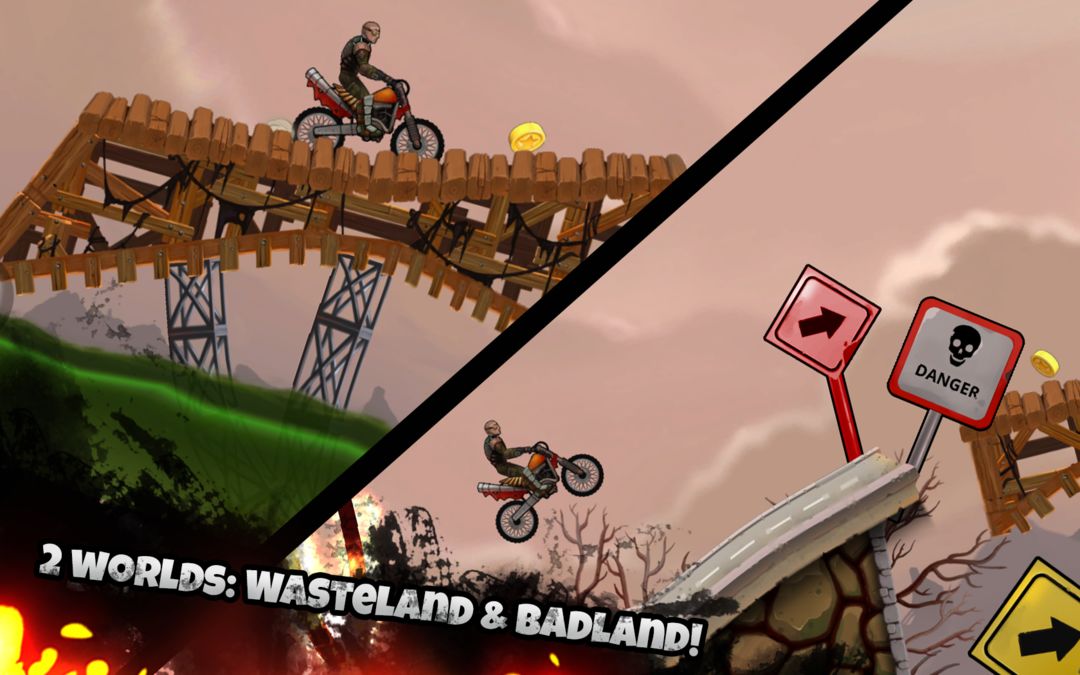 Screenshot of Mad Road: Apocalypse Moto Race
