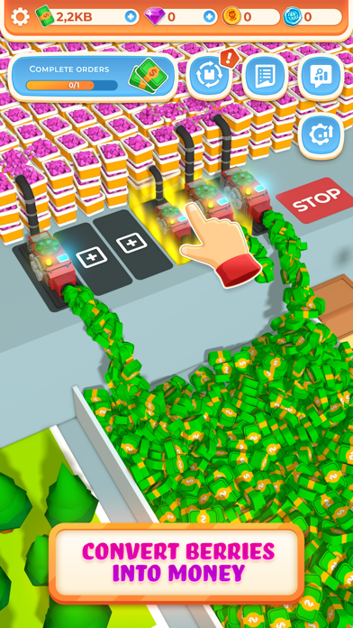 Berry Factory Tycoon Game Screenshot