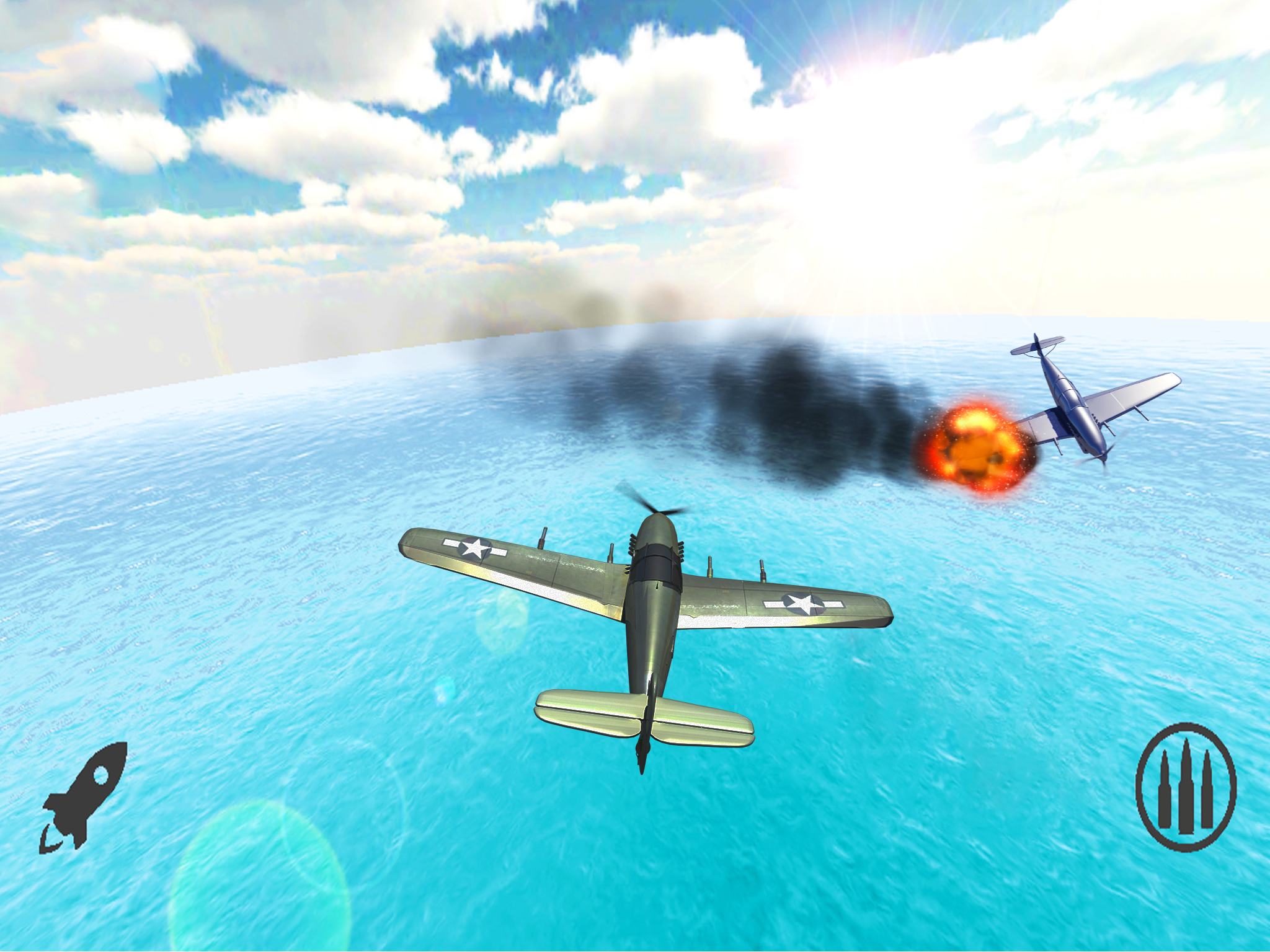 Captura de Tela do Jogo Air Strike HD