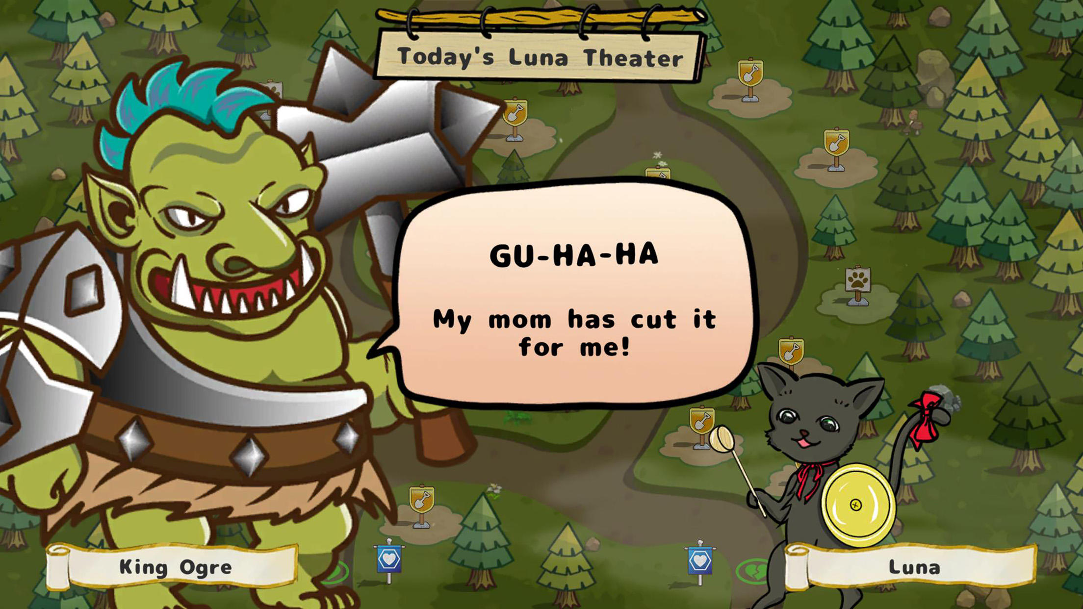 Screenshot of Luna & Monsters Tower Defense