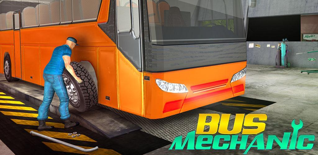 Banner of Trò chơi mô phỏng thợ máy xe buýt 3D 1.0.1