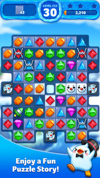 Jewel Ice Mania:Match 3 Puzzle Game Screenshot
