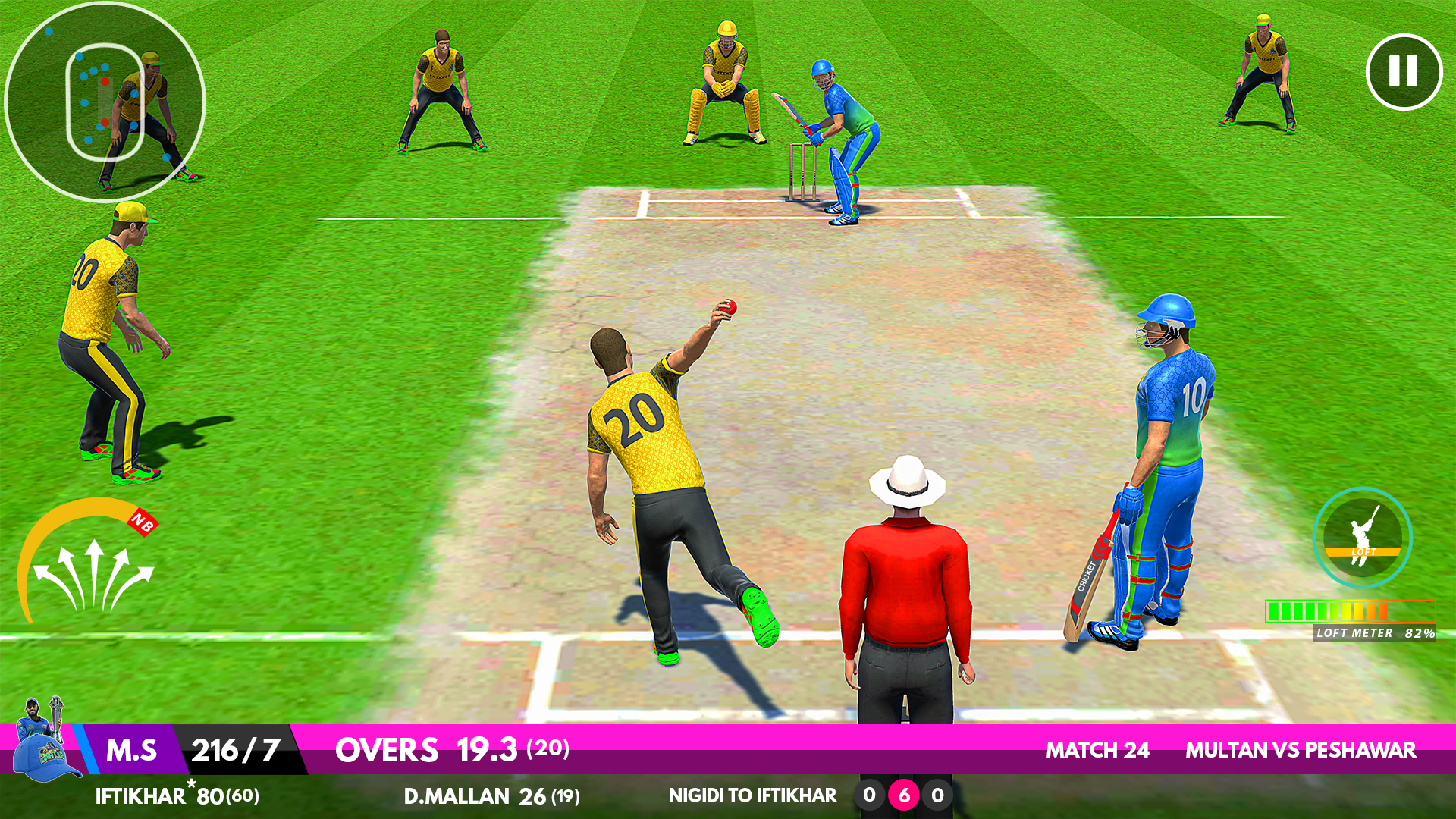 Screenshot 1 of 板球遊戲 3D：蝙蝠球遊戲 1.0