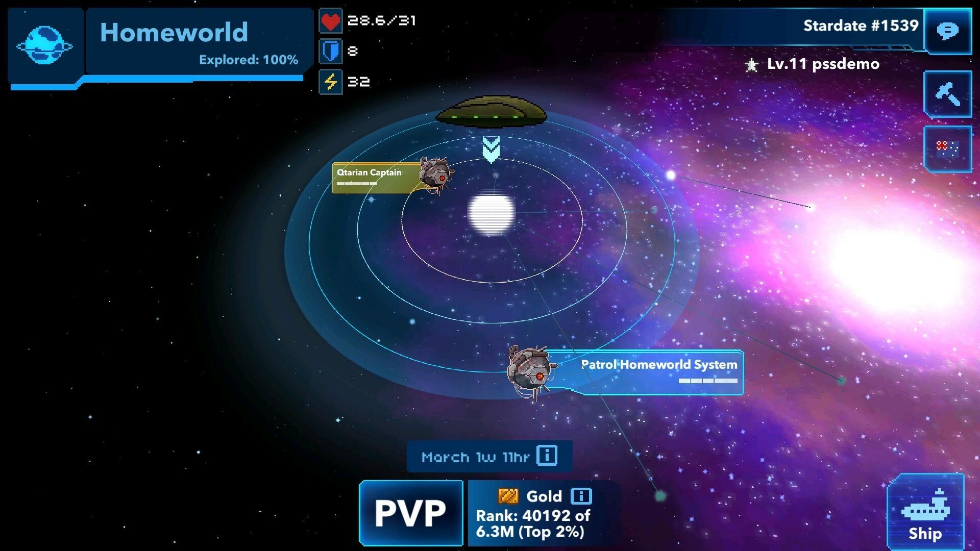 Pixel Starships screenshot game