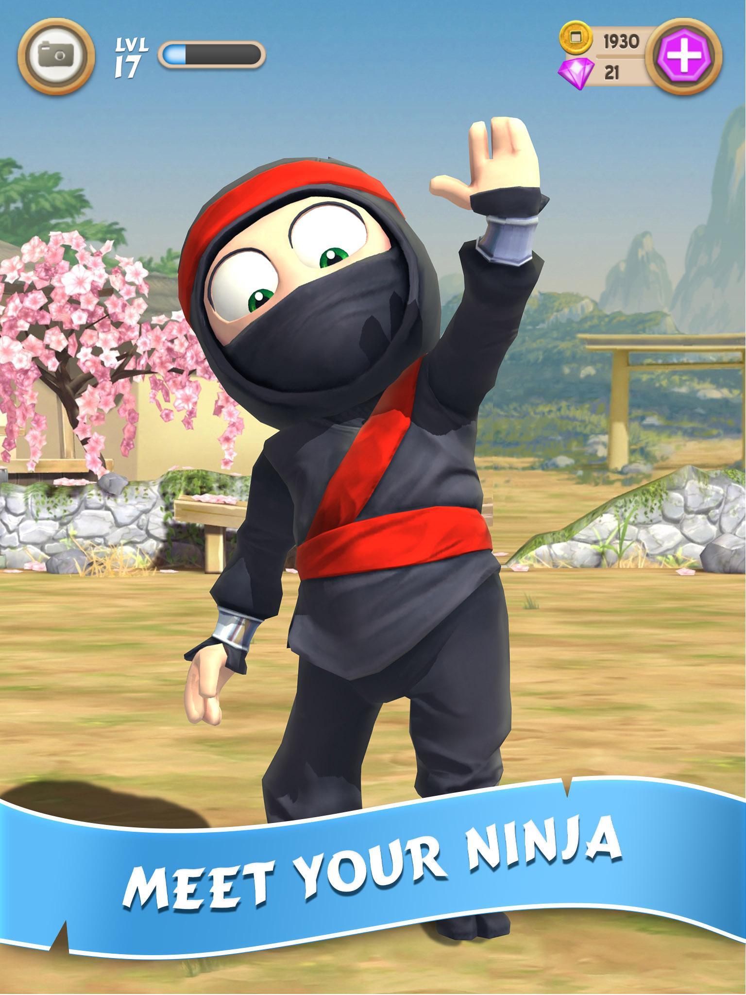 Clumsy Ninja Game Screenshot