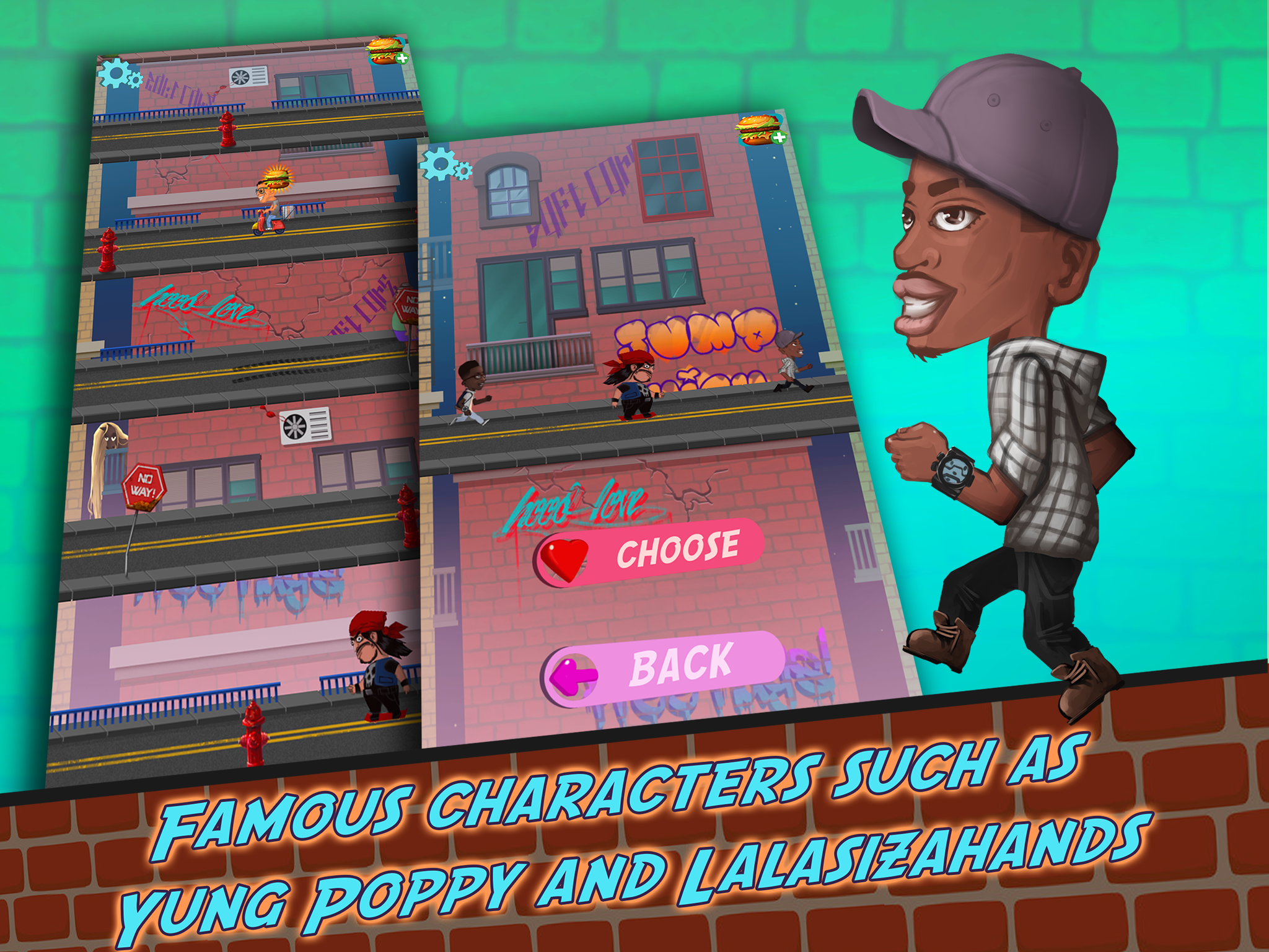 Burger Jump 게임 스크린샷