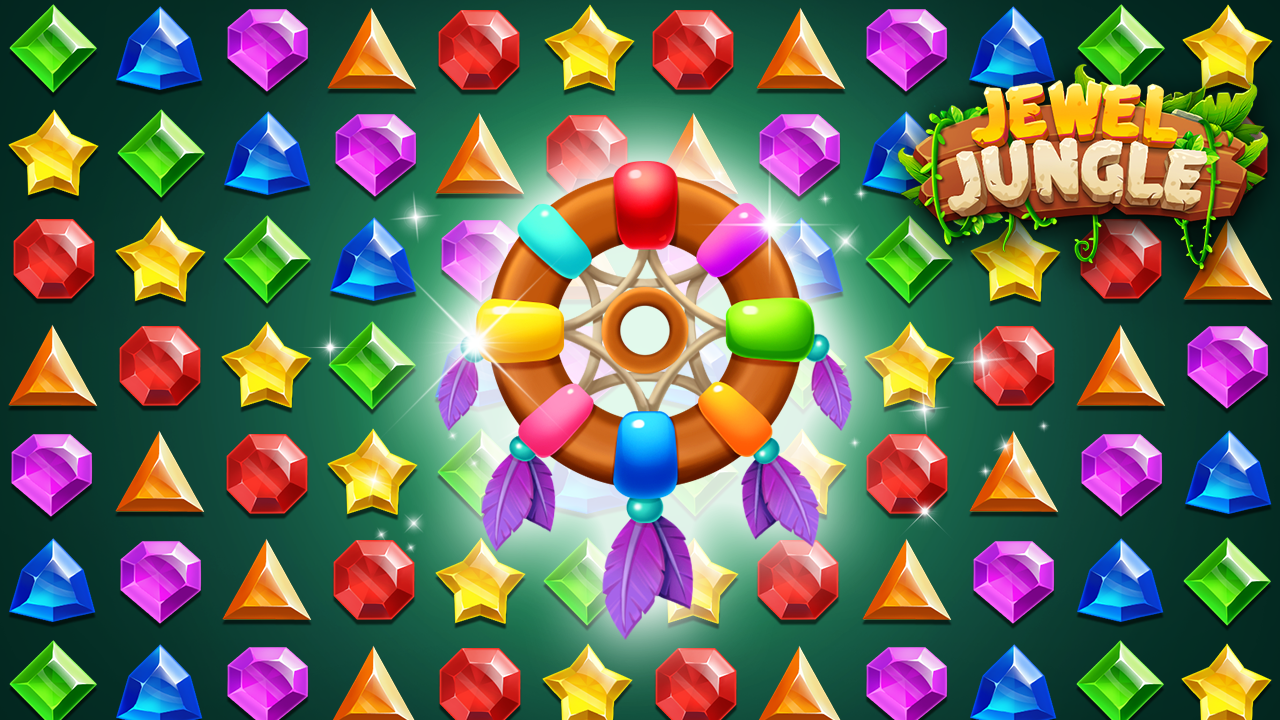 Jewels Jungle Treasure Game Screenshot