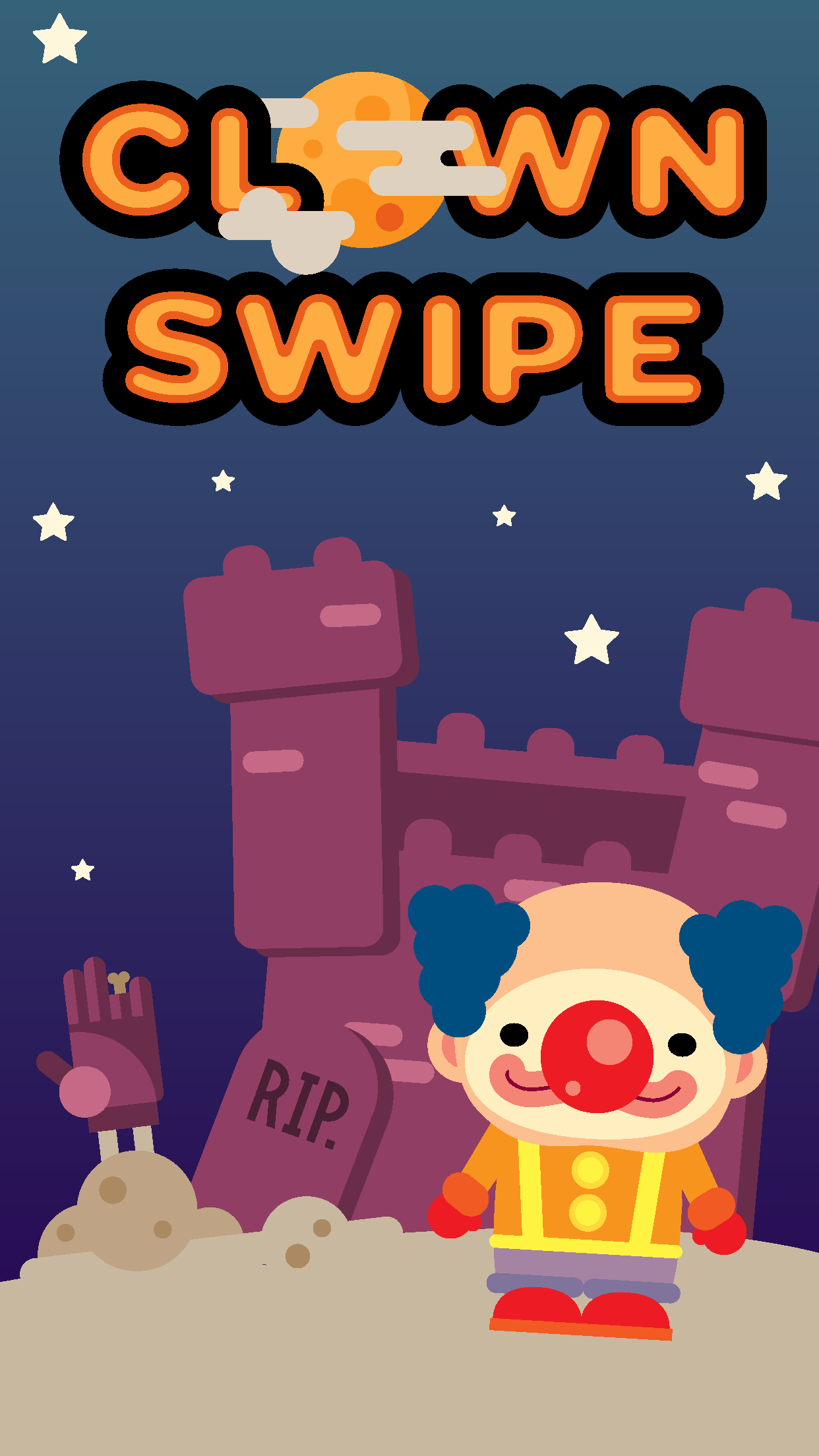 Screenshot of Clown Swipe