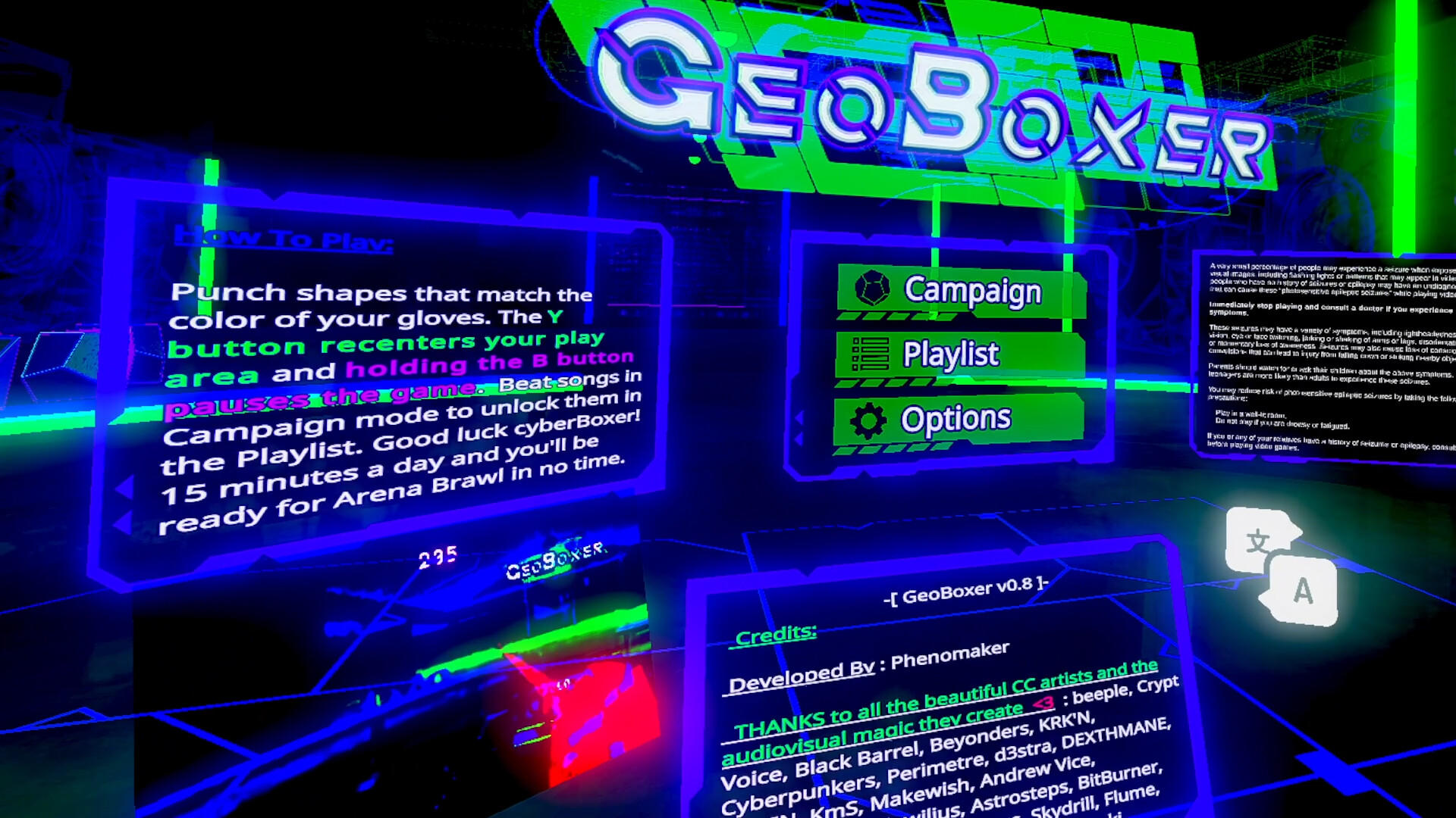 GeoBoxer遊戲截圖