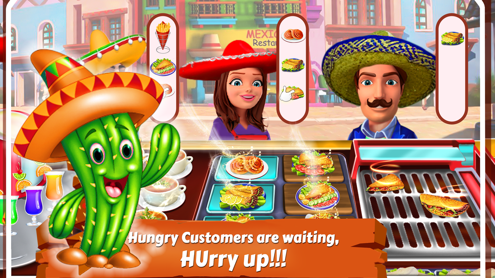 Mexican Food Kitchen Story Chef Cooking Games Game Screenshot