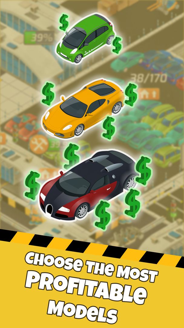 Idle Car Factory: Car Builder screenshot game