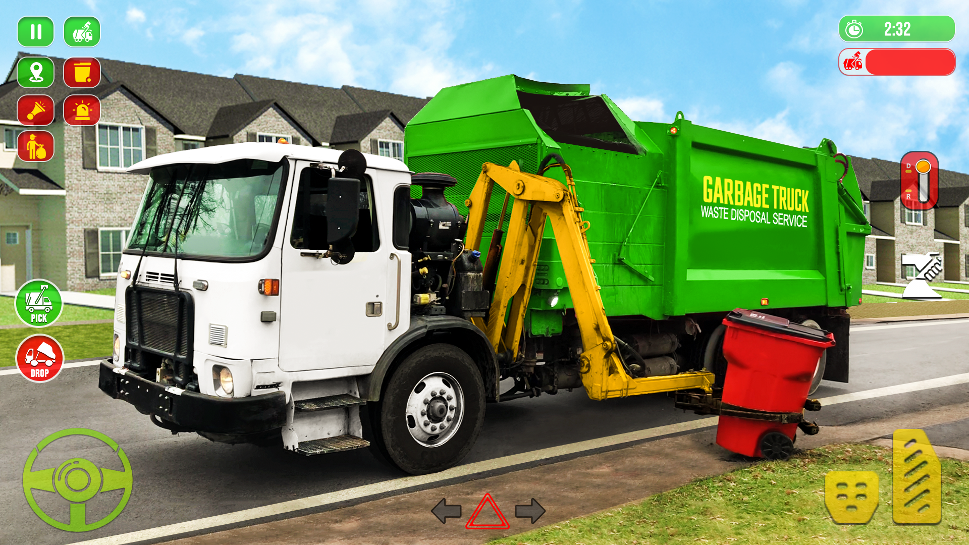 US Trash Truck Transport Sim Game Screenshot