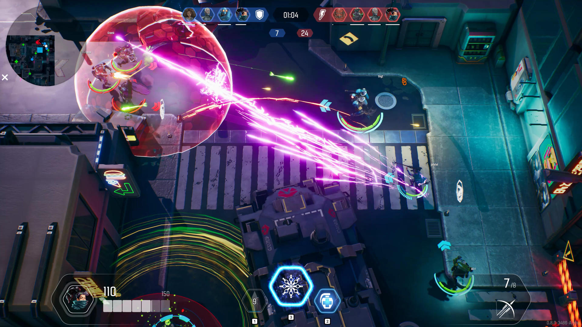 Screenshot of The Machines Arena