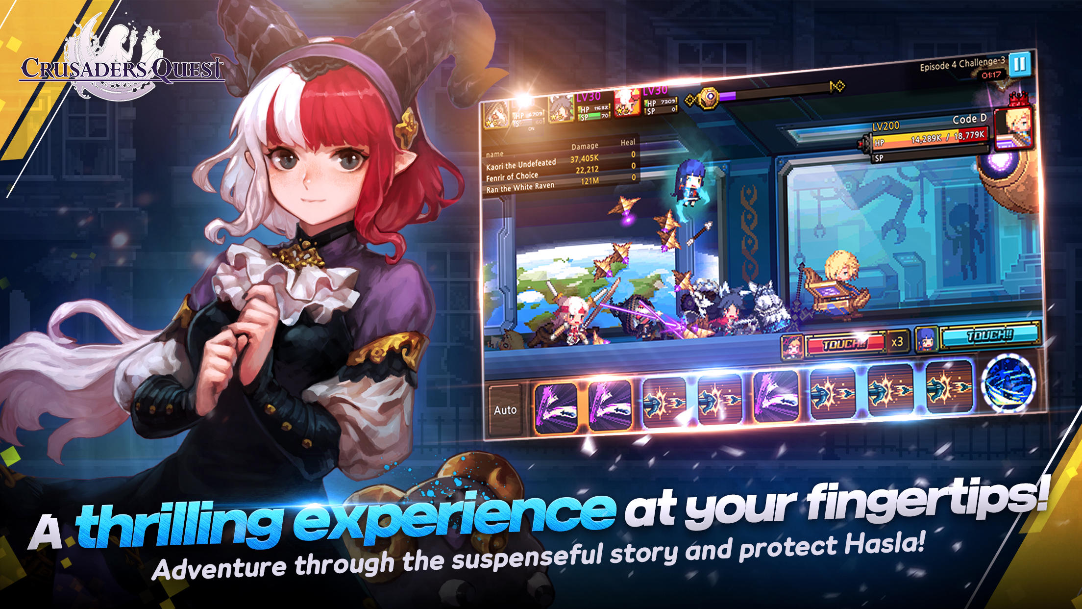 Cuplikan Layar Game Crusaders Quest