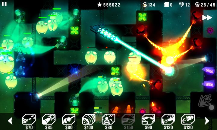 Radiant Defense Game Screenshot