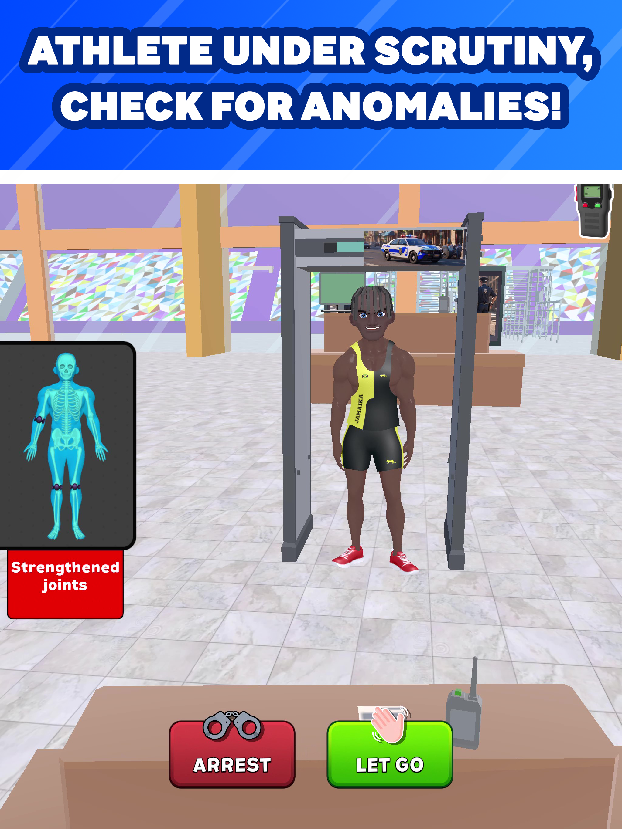 Sport Defender - Police Game Game Screenshot