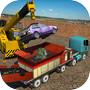 Car Crusher Excavator Games 3d