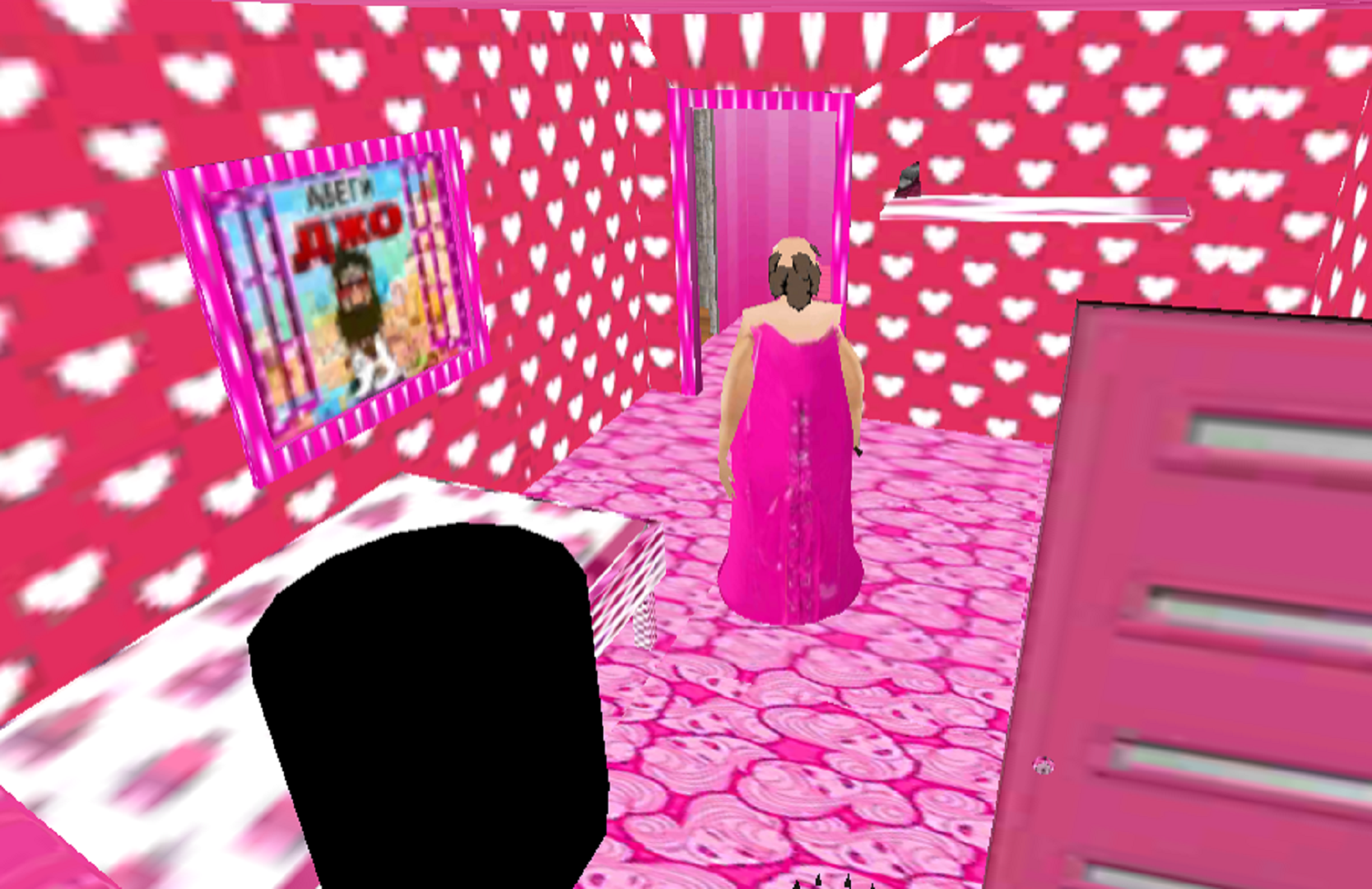 Horror Granny Pink Scary Barby Game Screenshot