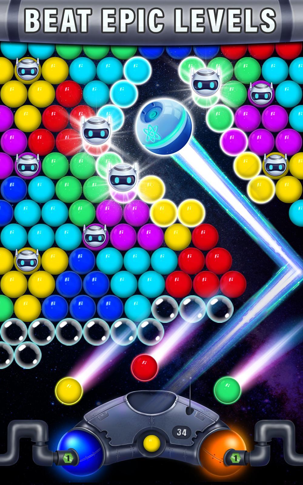 Скриншот игры Bubble Bot Rescue