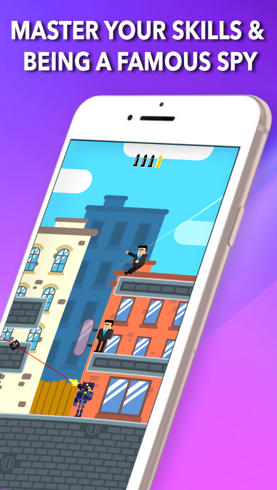Screenshot of Mr Bullet - Spy Puzzles Game