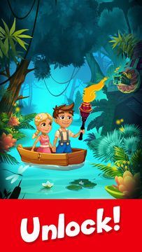 Cuplikan Layar Game Tropic Trouble Match 3 Builder