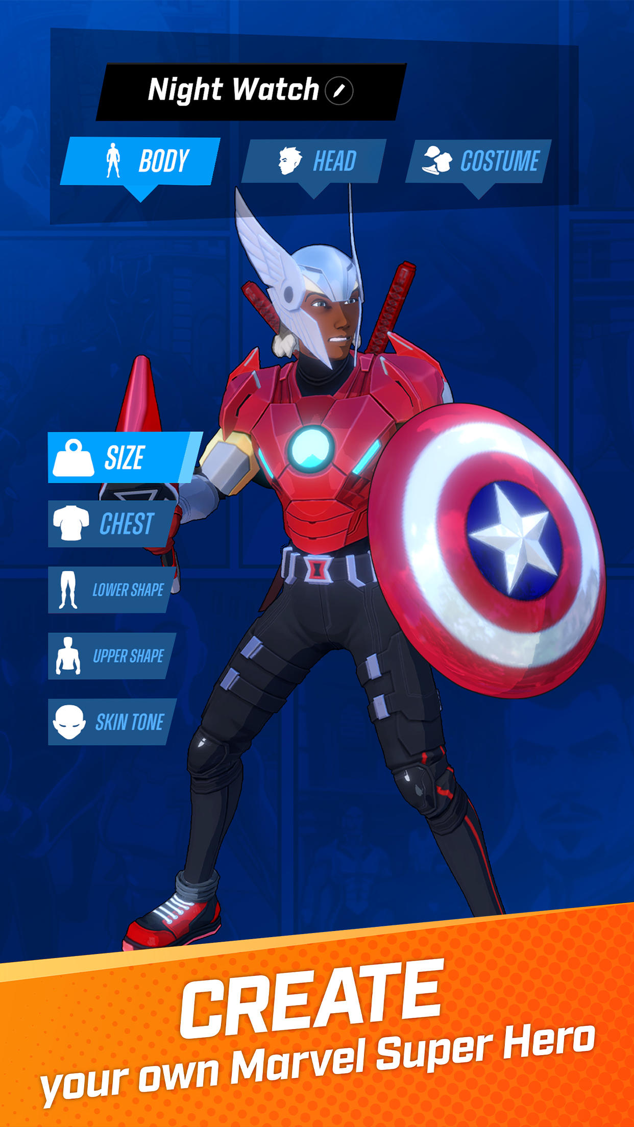 MARVEL World of Heroes Game Screenshot