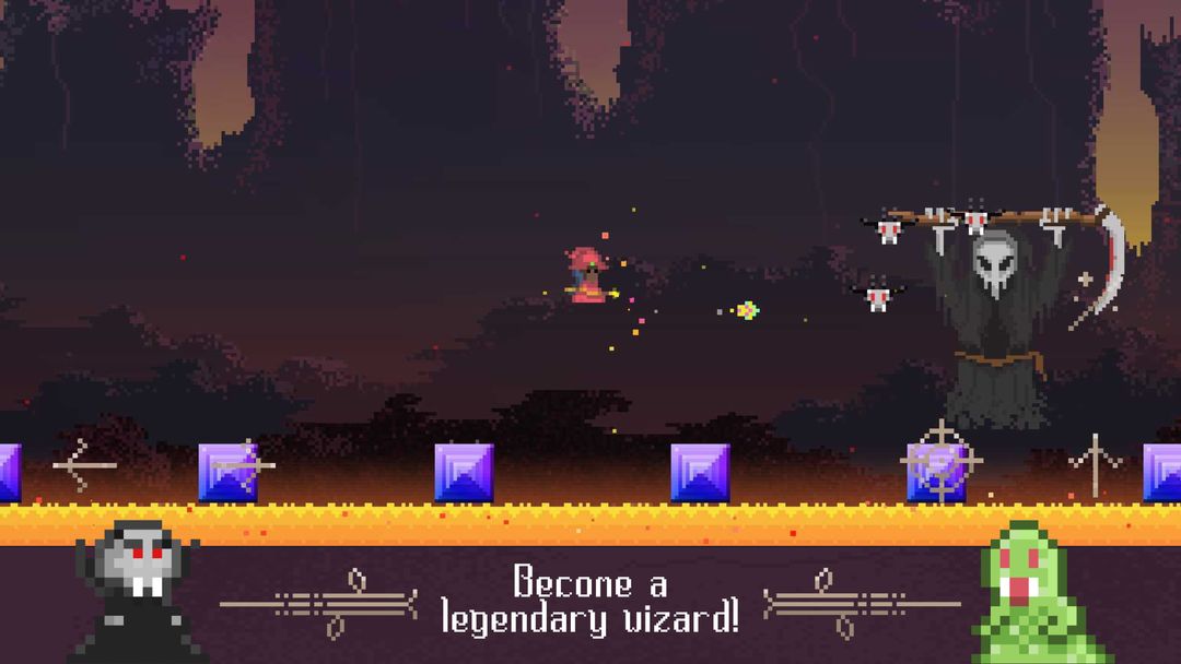 Screenshot of Fireball Wizard